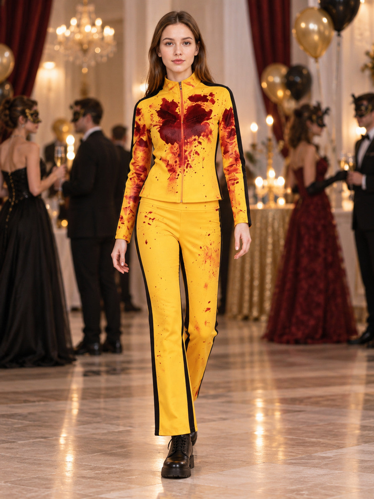 Kill Bill-Style Cosplay Costume lifestyle view