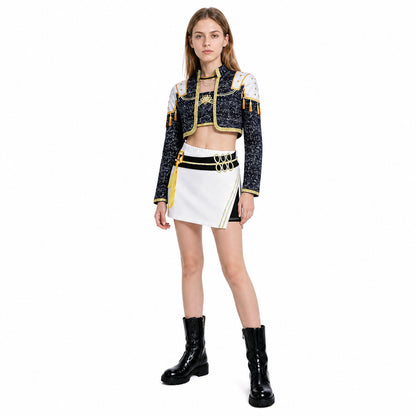 Stage Costume with Short Jacket and Skirt Costumes detail