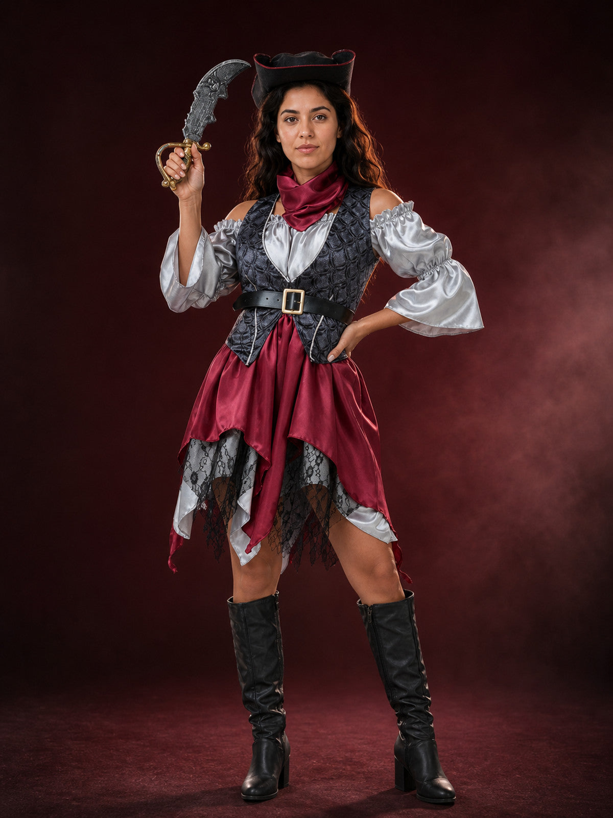 Pirate Costume for Role-Playing, Halloween, and Carnival main product view