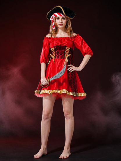 Pirate Carnival Costume W-0127 for Cosplay and Halloween main product view