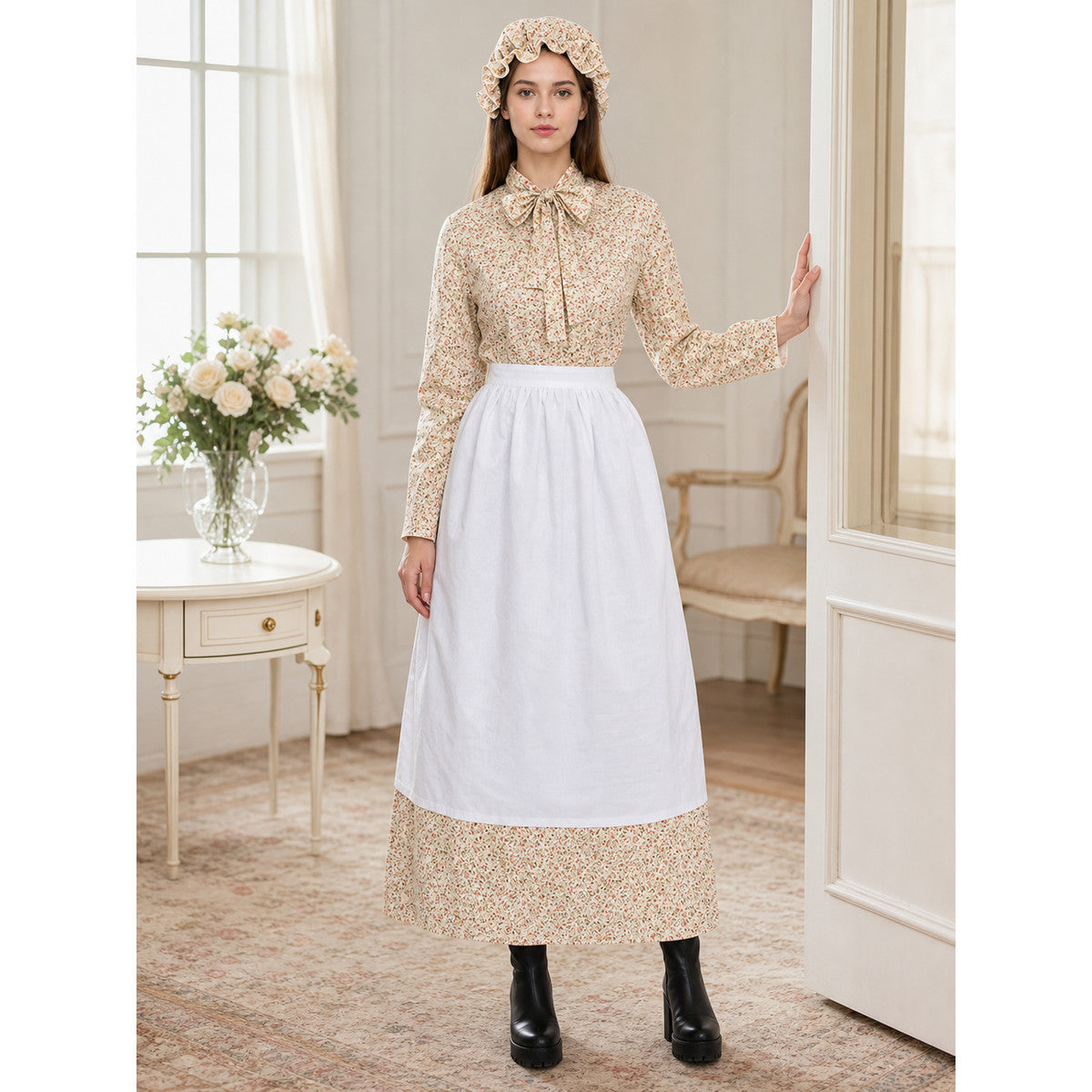 Grandmother She-Wolf Carnival Dress with Apron lifestyle view