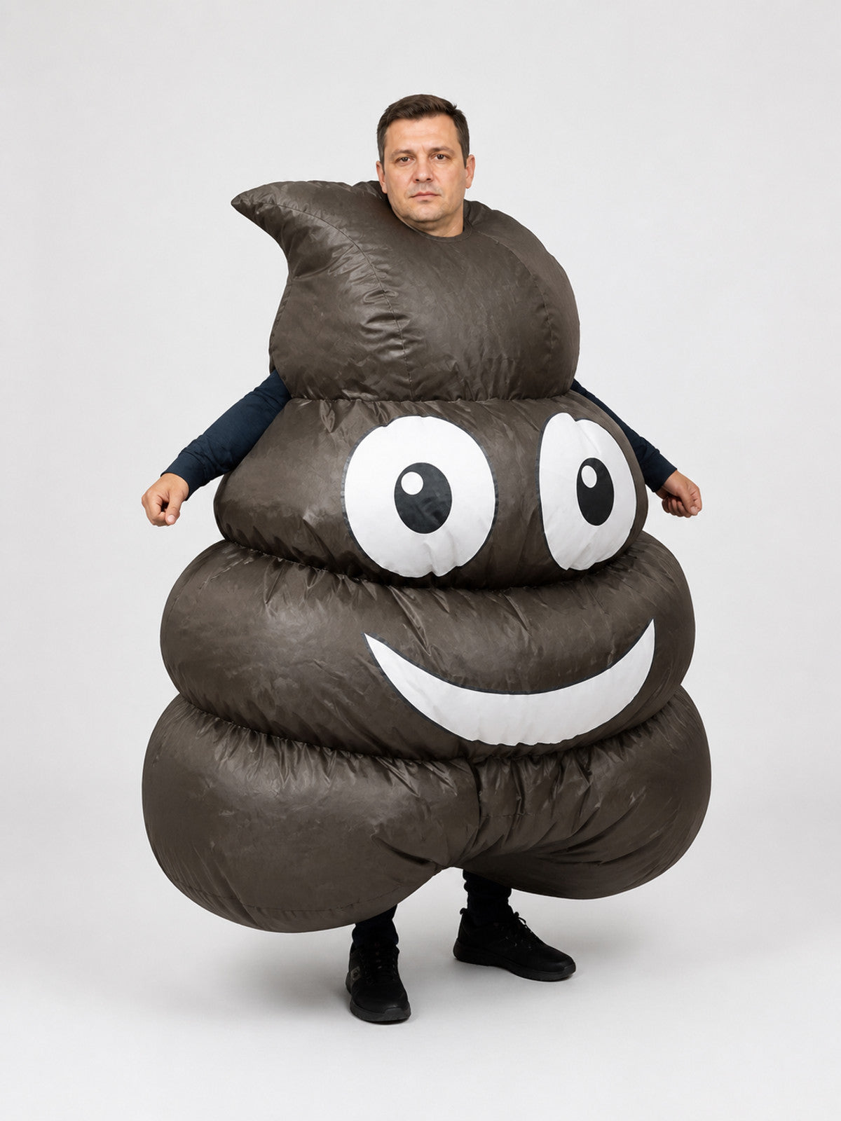 Inflatable Poop Emoji Costume for Parties