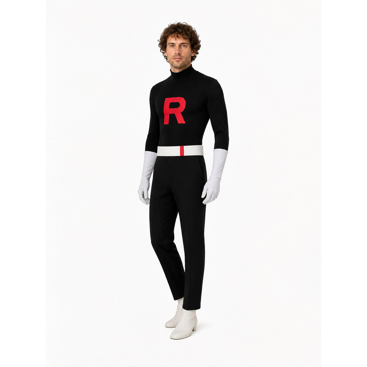 Cosplay Costume with White Belt and Gloves lifestyle