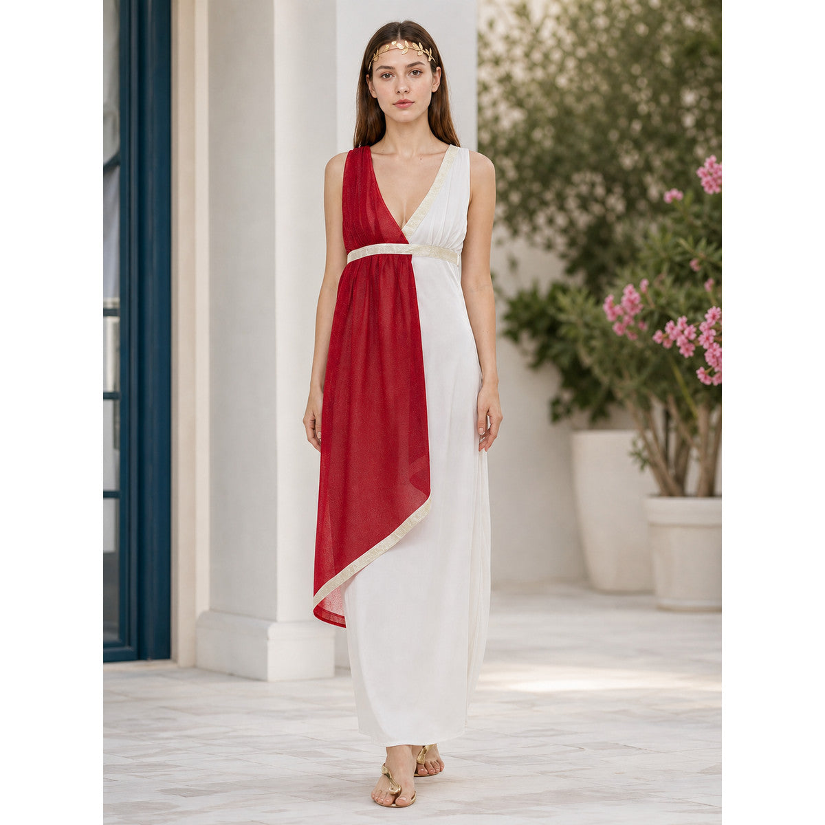 Halloween Greek Goddess Costume Dress lifestyle view