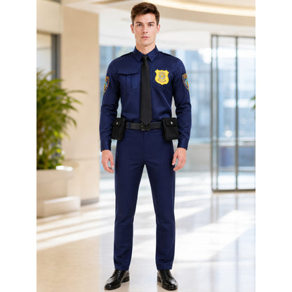 Nick Fox Cosplay Costume, Police Uniform lifestyle