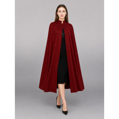 Long Burgundy Cassock with Collar and Buttons occasion guide