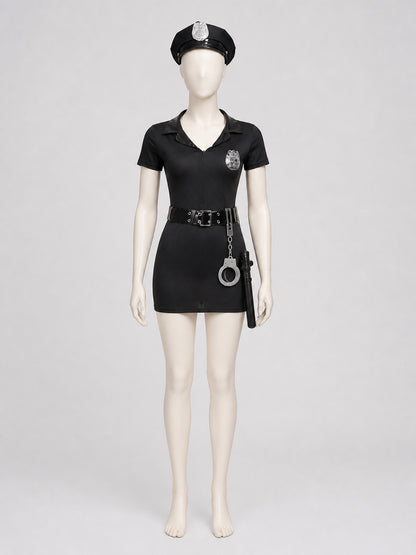 Police Costume for Role-Playing, S-3XL Costumes detail