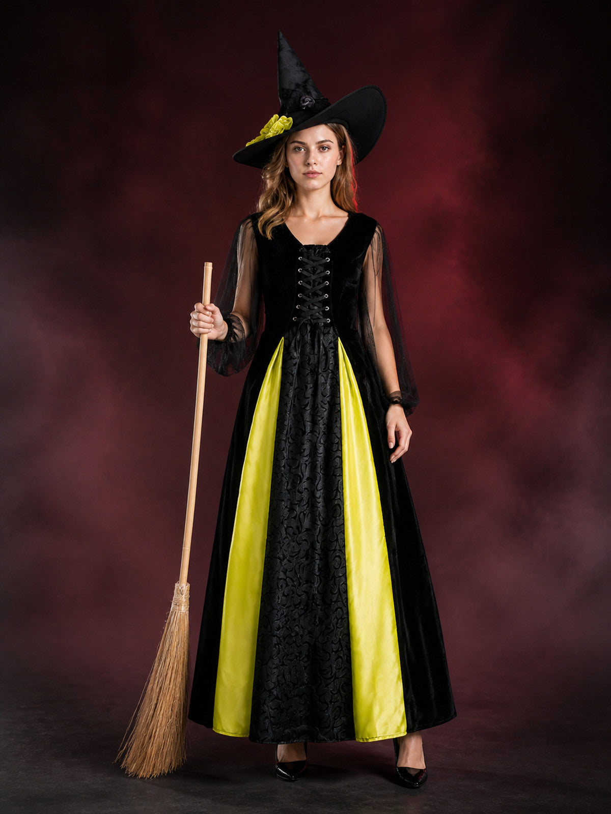 Night Angel Witch Costume for Halloween main product view