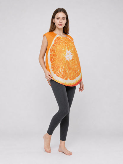 Orange Slice Costume with Headpiece