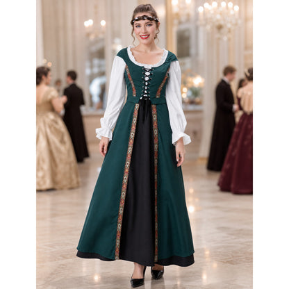 Medieval Costume Dress for Cosplay and Stage