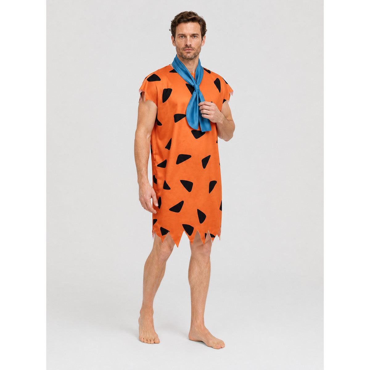 Primitive Man Cosplay Costume with Scarf Costumes detail