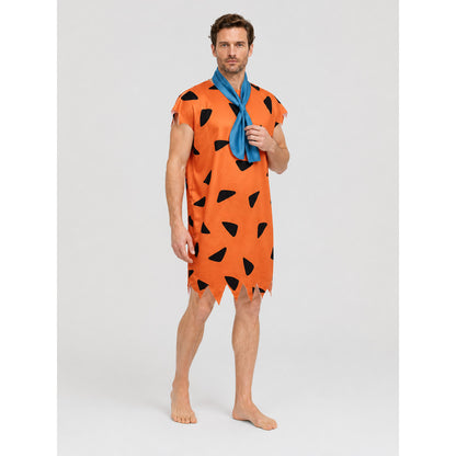Primitive Man Cosplay Costume with Scarf Costumes detail