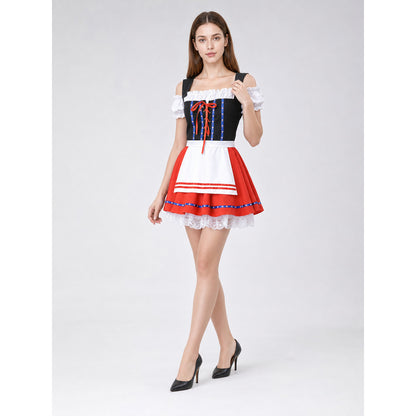 Oktoberfest-Style Costume Dress with Apron