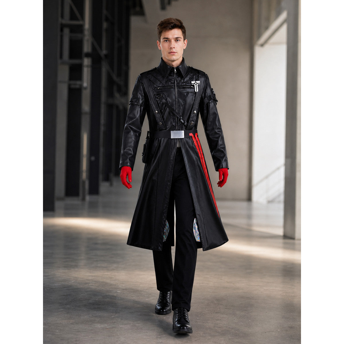Gehros Cosplay Costume: Long Coat, Pants