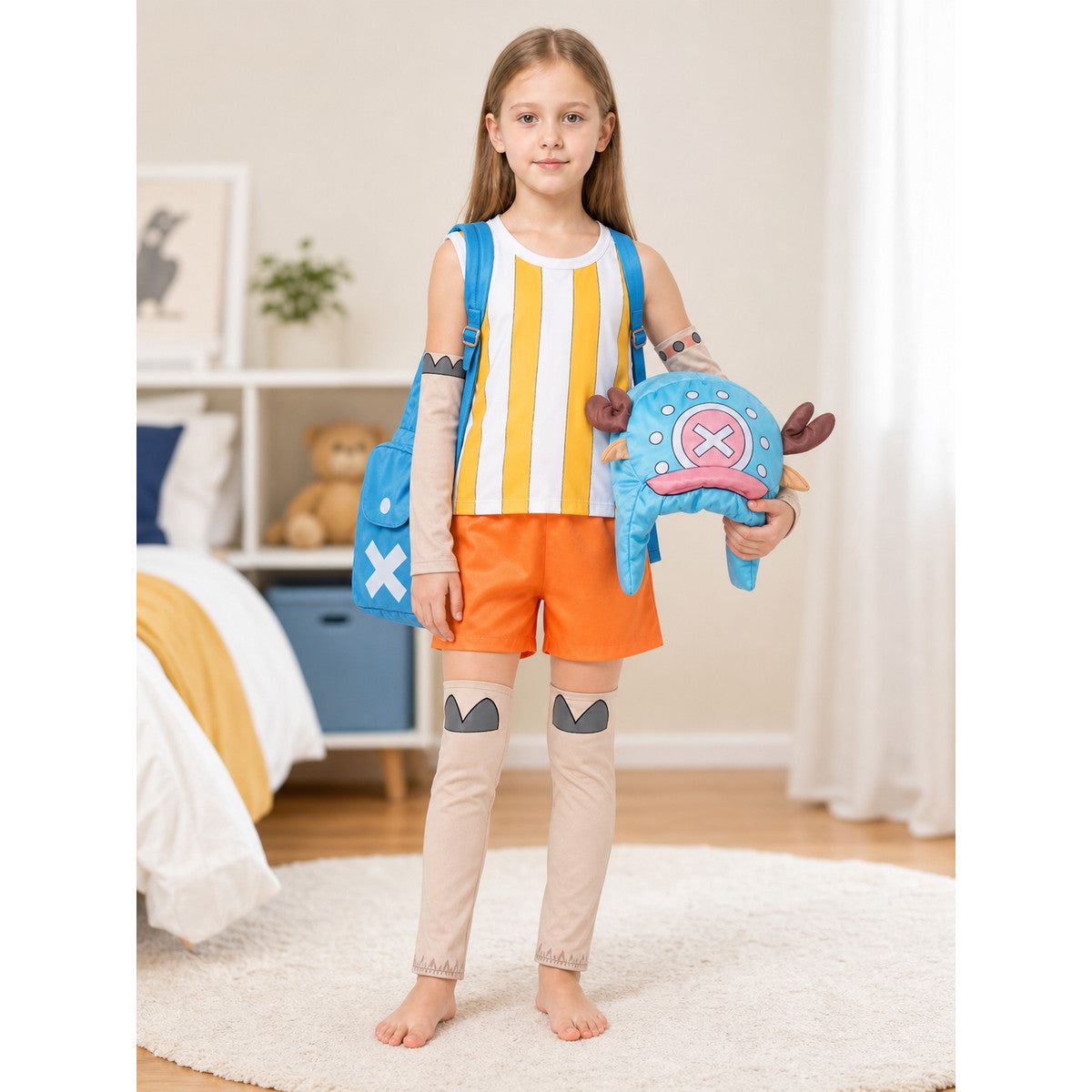 Chopper Cosplay Costume, 6-Piece Set lifestyle view