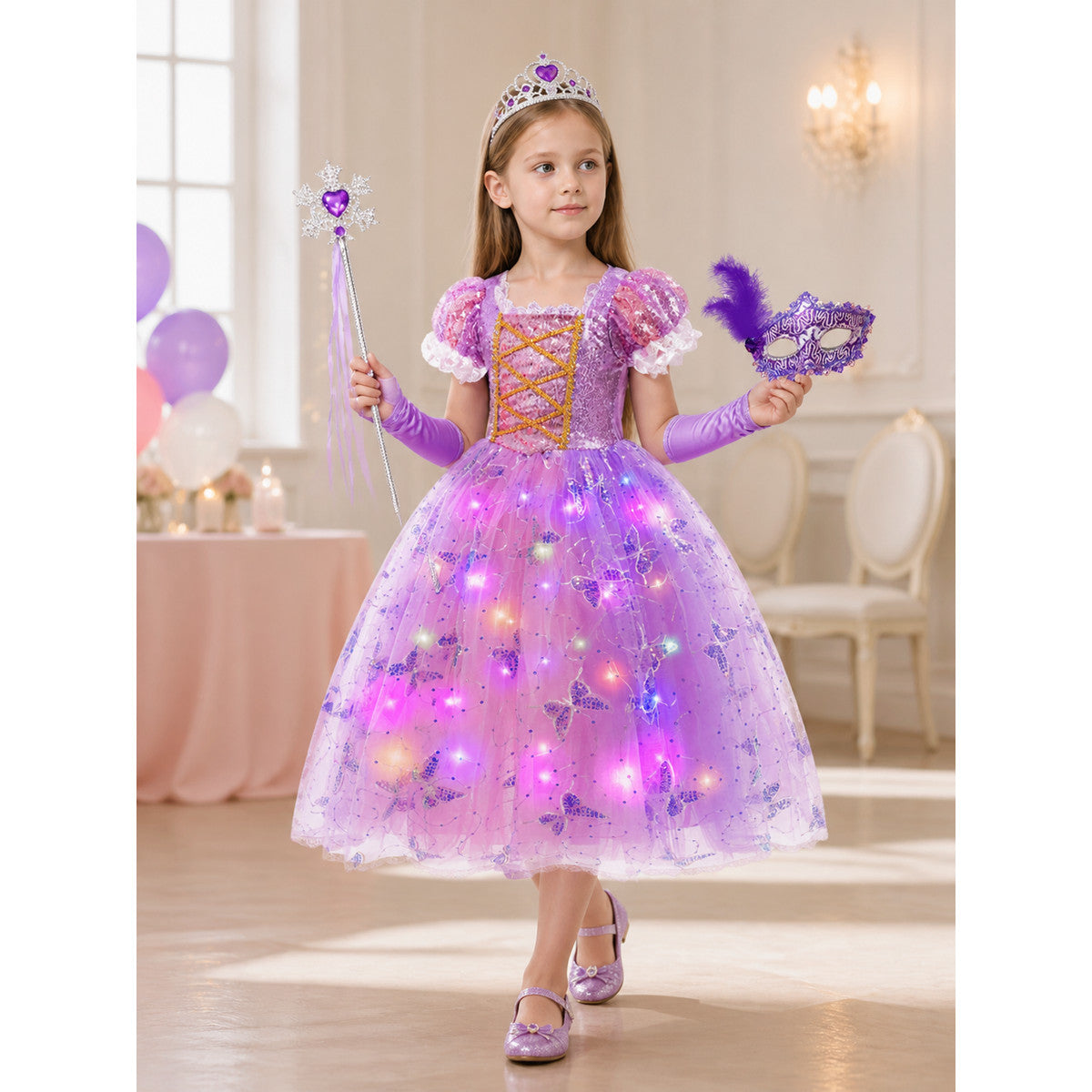 Light-Up Princess Costume for Halloween lifestyle view