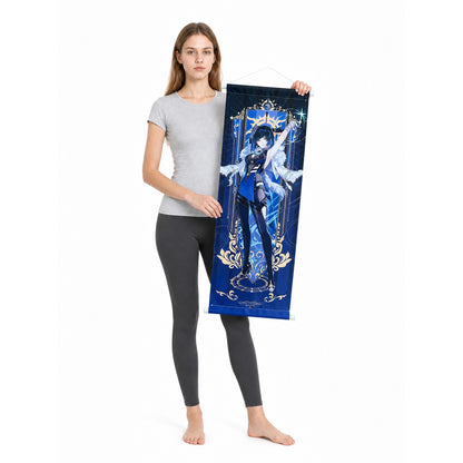 Wall Scroll with an Anime Character from a Video Game product detail