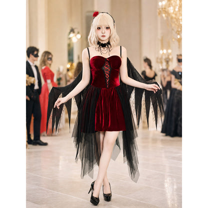 Dress and Cape Costume, Gothic Style lifestyle view
