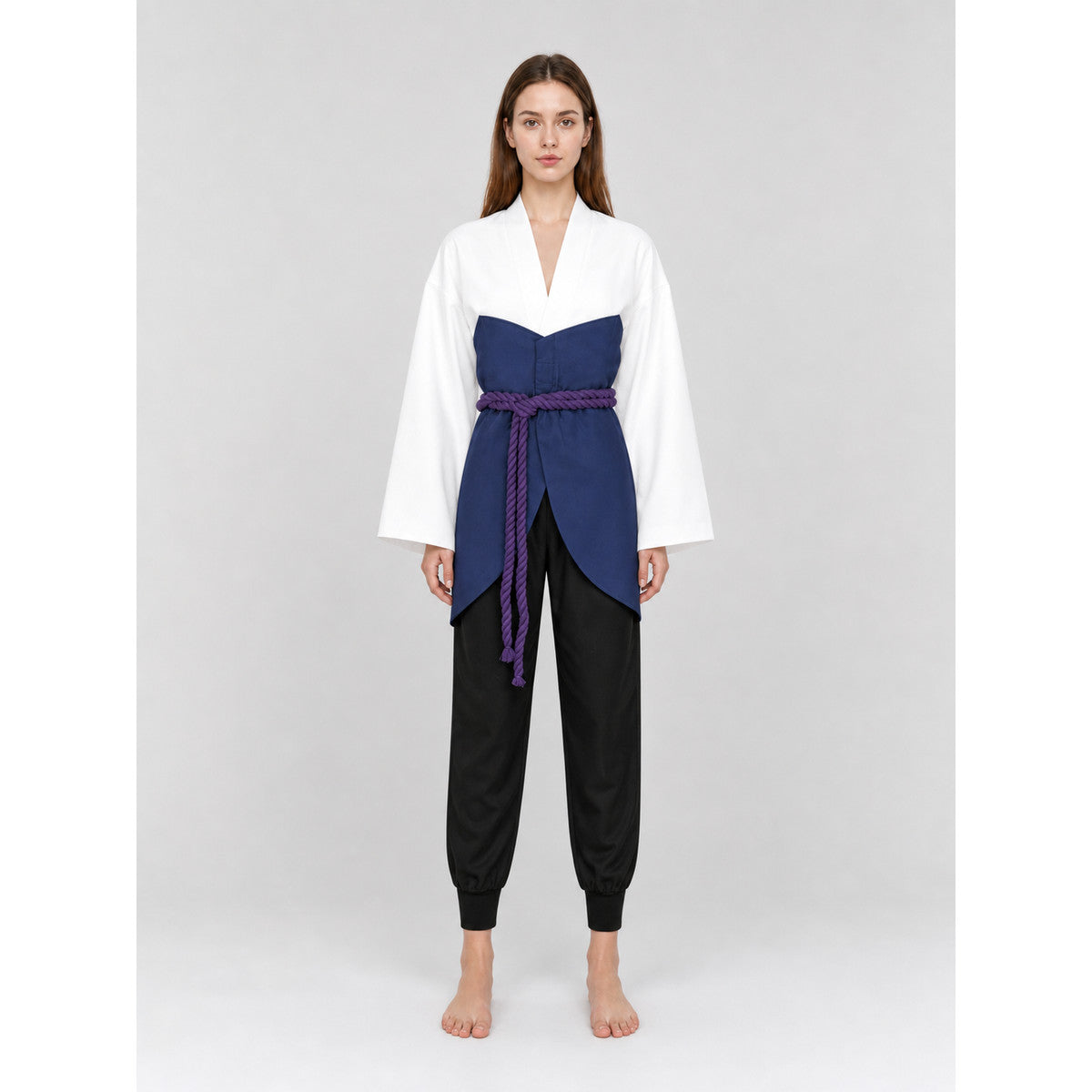 Sasuke Cosplay Costume: Jacket, Pants, and Accessories