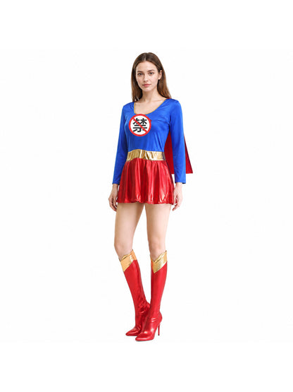 Stage Costume with Cape and Short Skirt Costume Capes detail