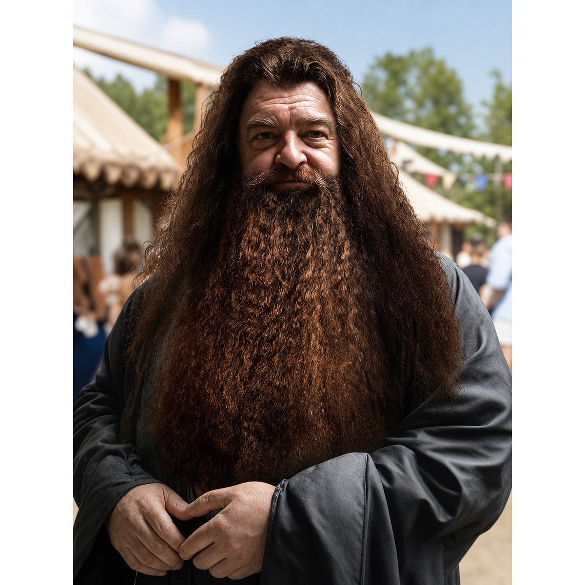 Wizard Costume Wig and Beard lifestyle view