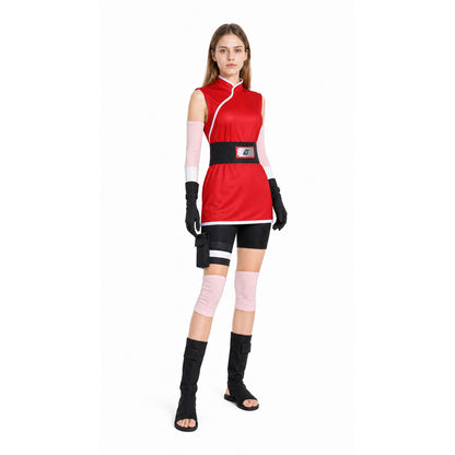 Sakura Red Cosplay Costume with Accessories Costume Accessories detail