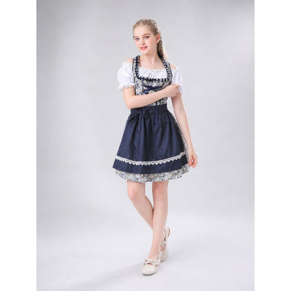 Traditional German-Style Dress with Apron