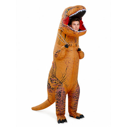 Inflatable Tyrannosaurus Costume with Tail and Claws Costumes detail