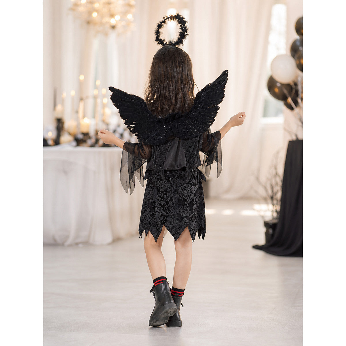 Angel Costume with Wings and Halo for Cosplay