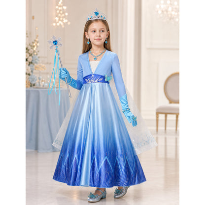 Snow Queen Halloween Carnival Costume lifestyle view