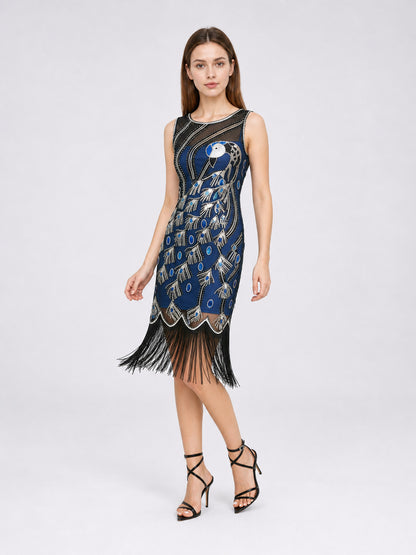 1920s-Style Fringe Cocktail Dress Costume Dresses detail