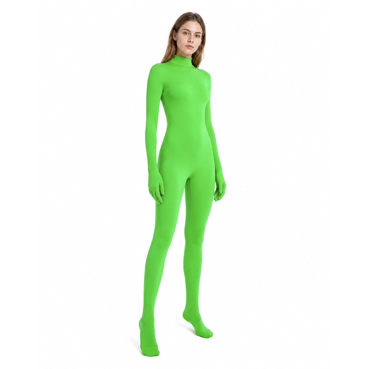 Jumpsuit with Covered Hands and Feet, Green product detail