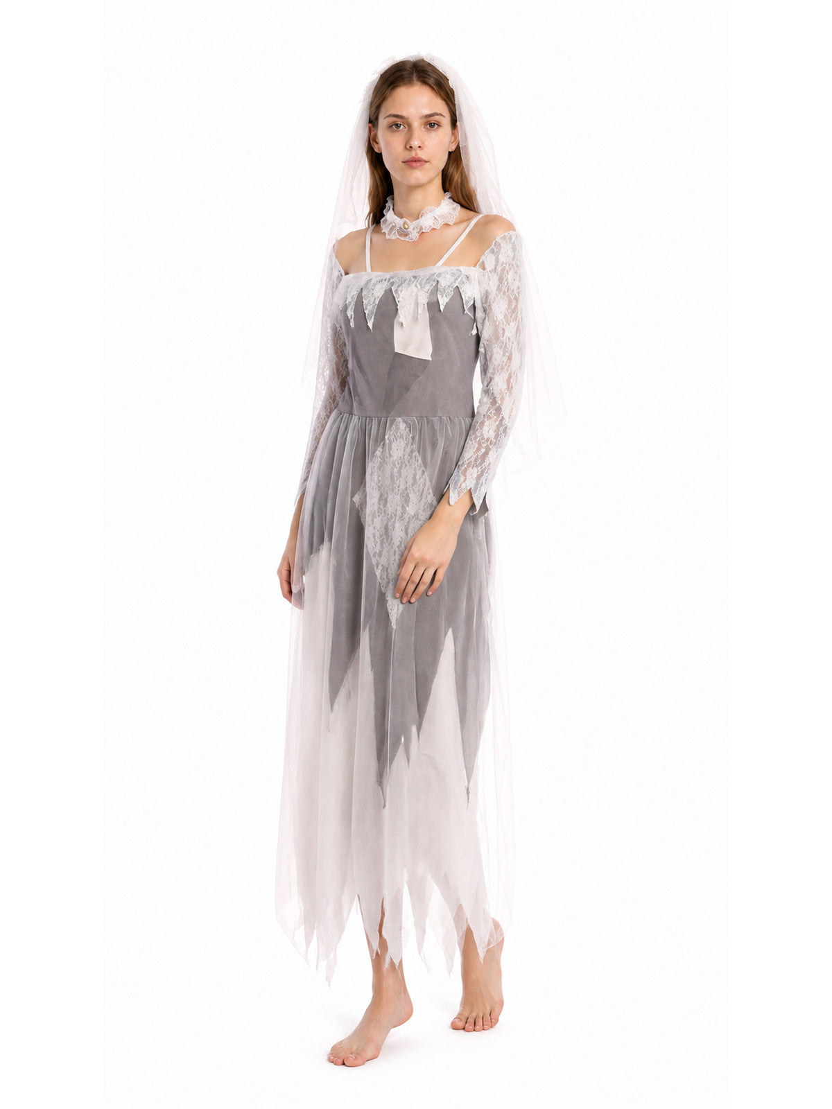Halloween Costume: Dress and Veil