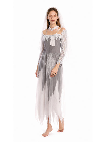 Halloween Costume: Dress and Veil