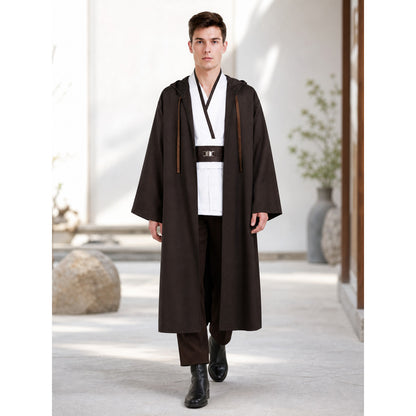 Obi-Wan Cosplay Costume: Cloak, Tunic, Pants