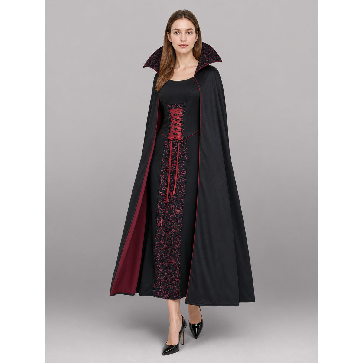 Gothic Witch Cosplay Dress, Halloween lifestyle