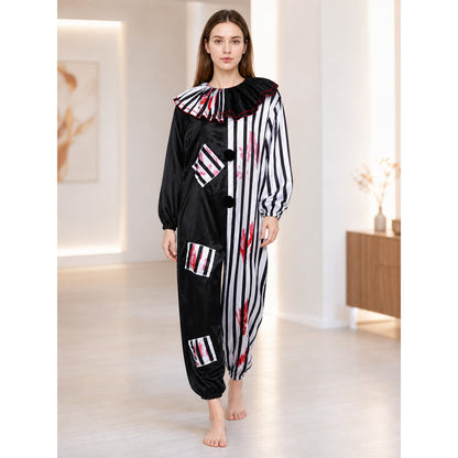 Evil Clown Carnival Costume for Halloween and Stage