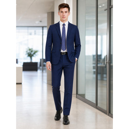Severance cosplay costume: blue trouser set