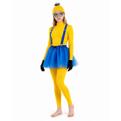 Minion Costume with Goggles and Suspenders Costumes detail