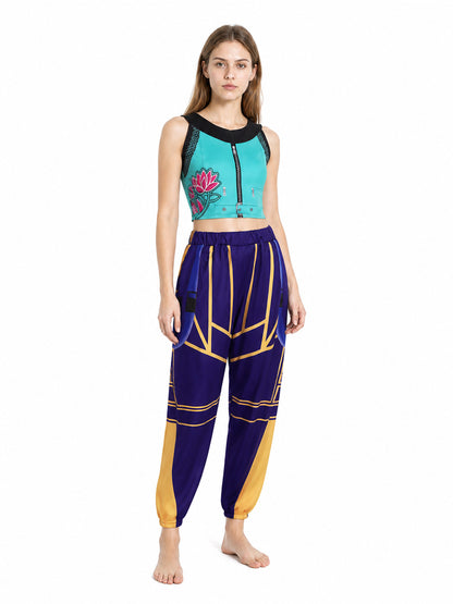 Character Cosplay Costume, Top and Pants Costumes detail