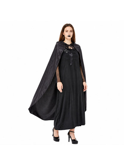 Costume: Black Hooded Cape and Dress