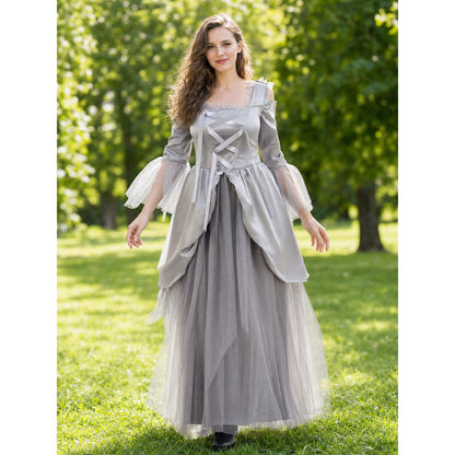 Ghost Bride Carnival Dress with Corset Lacing lifestyle view