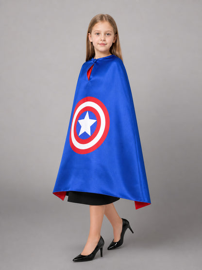 Blue Carnival Cape with Superhero Mask occasion guide