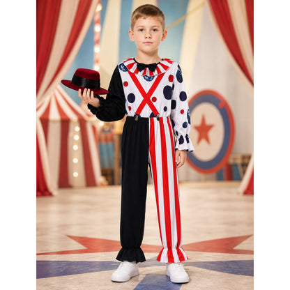 Clown Costume with Pants and Hat lifestyle