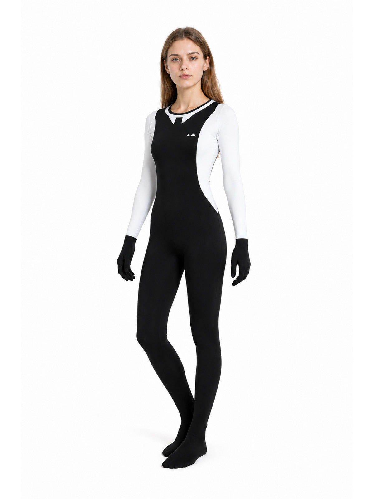 Hooded Cat Jumpsuit with Paws for Halloween