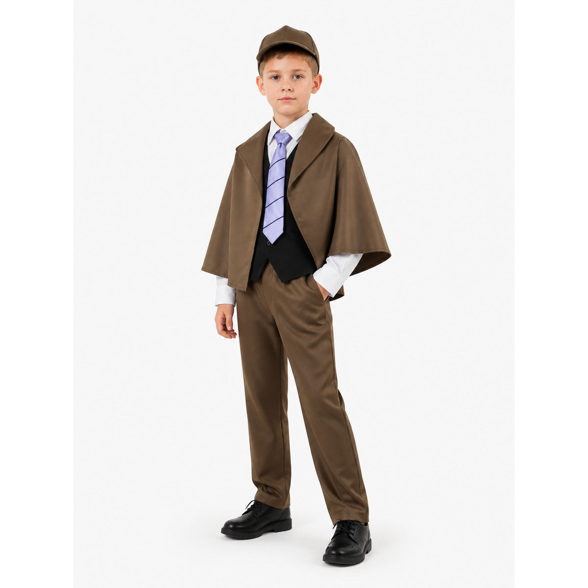 Edogawa Ranpo Cosplay Costume with Cape and Hat Costume Capes detail