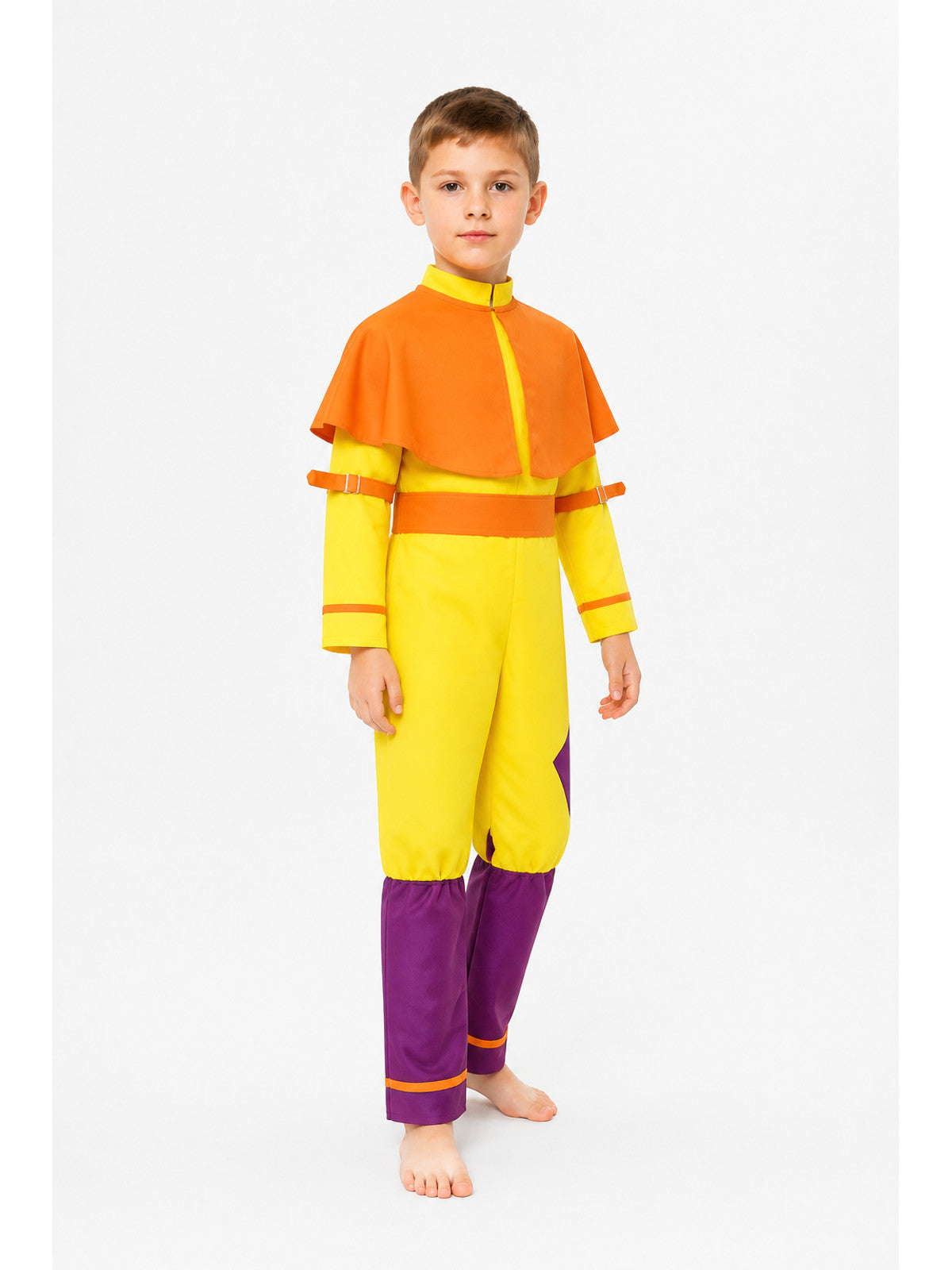 Cosplay Jumpsuit with Shoulder Cape