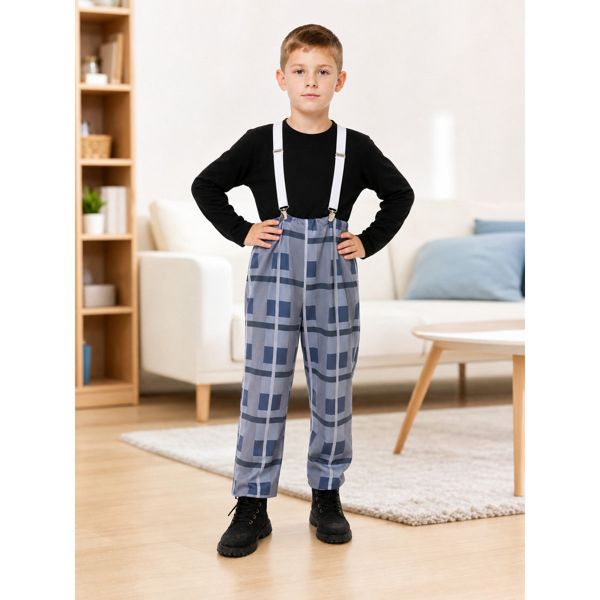Kids' Pixel Character Cosplay Costume lifestyle view