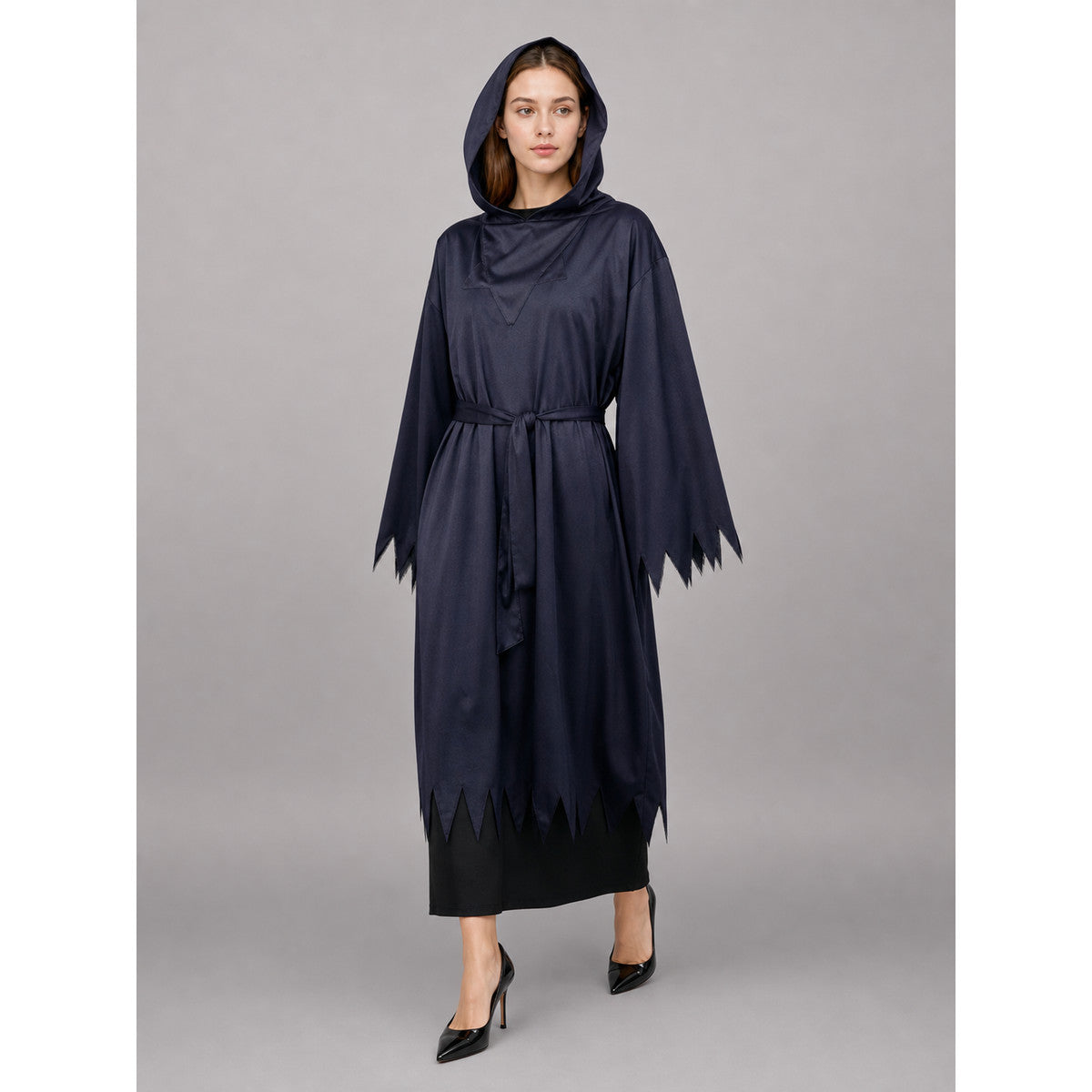 Dark Carnival Cloak with Hood and Belt lifestyle