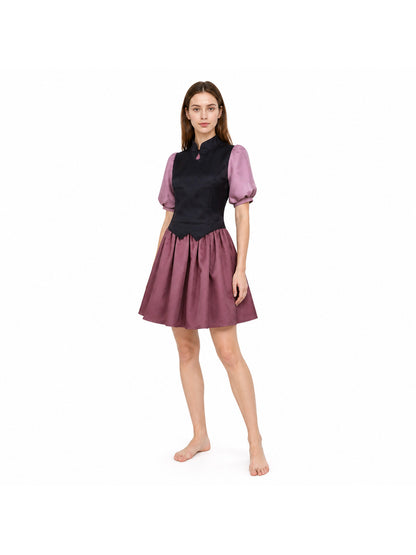 The Owl House Amity Cosplay Costume: Top and Skirt Costumes detail